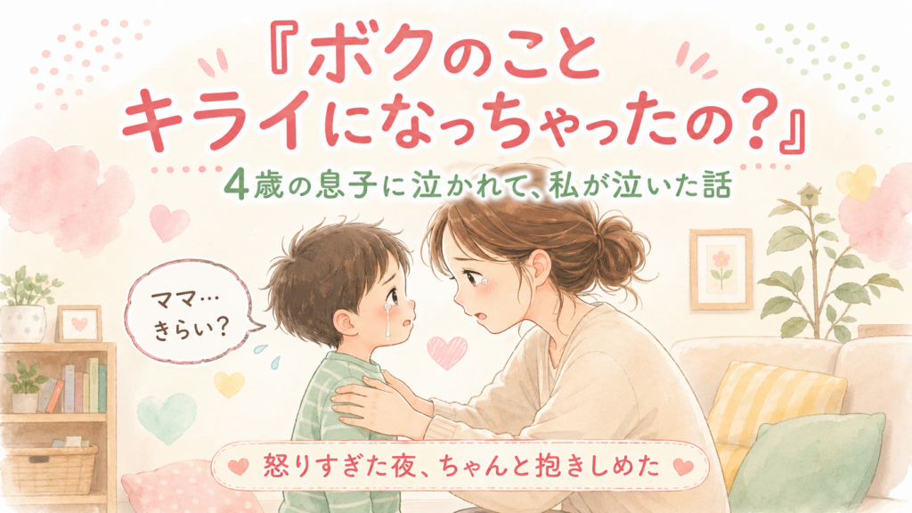 ぼくのこと嫌いになっちゃったの？と聞いている子どものアイキャッチ画像